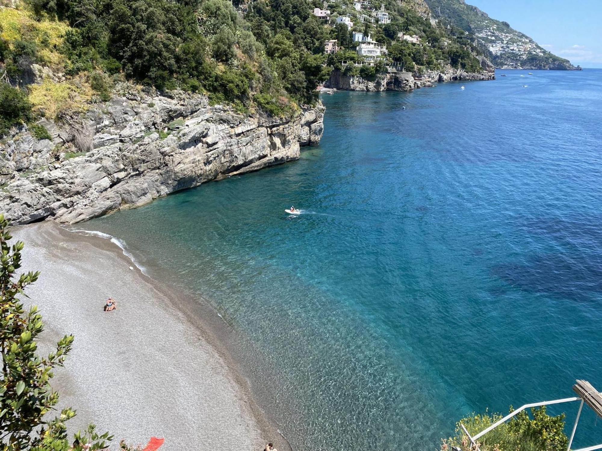 Torre Sponda - Casa Grande, Private Beach Positano Exteriér fotografie